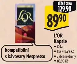 Albert L'OR Kapsle nabídka