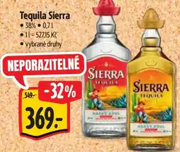 Albert Tequila Sierra nabídka