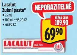 Albert Lacalut zubní pasta nabídka
