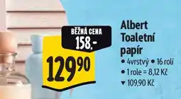 Albert Albert toaletní papír nabídka