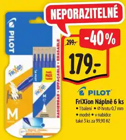 Albert Pilot FriXion Náplně nabídka