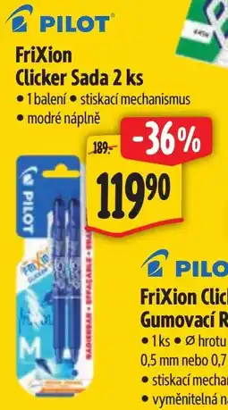 Albert Pilot FriXion Clicker Sada 2 ks nabídka