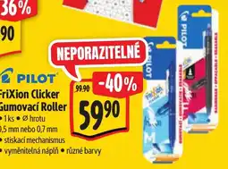 Albert Pilot FriXion Clicker Gumovací Roller nabídka