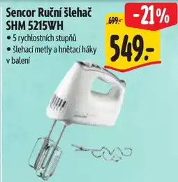 Albert Sencor Ruční šlehač SHM 5215WH nabídka