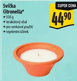 Albert Svíčka Citronella nabídka