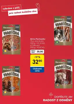 Tesco Akinu pochoutky nabídka