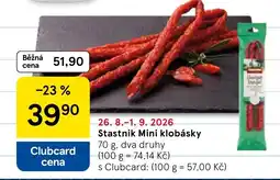 Tesco Stastnik Mini klobásy nabídka