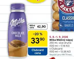 Tesco Milka Mléčný nápoj nabídka