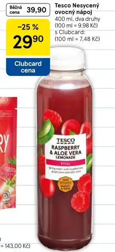 Tesco Tesco nesycený ovocný nápoj nabídka