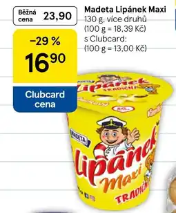 Tesco Madeta Lipánek Maxi nabídka