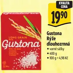 Albert Gustona rýže dlouhozrnná nabídka