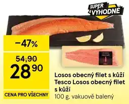 Tesco Tesco losos obecný filet s kůží nabídka