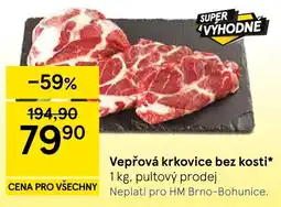 Tesco Vepřová krkovice bez kosti nabídka