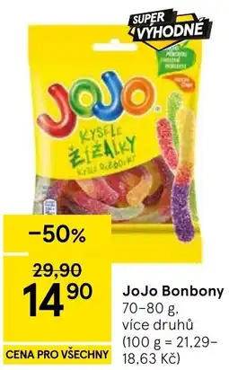 Tesco JoJo Bonbony nabídka