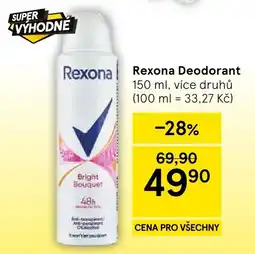 Tesco Rexona Deodorant nabídka