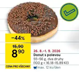 Tesco Donut s polevou nabídka