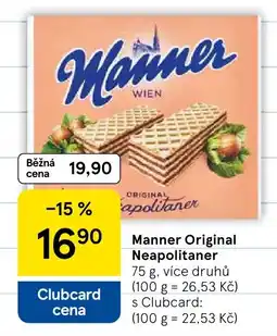 Tesco Manner Original Neapolitaner nabídka
