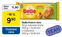 Tesco BeBe Dobré ráno nabídka
