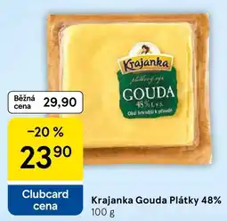 Tesco Krajanka Gouda Plátky 48% nabídka