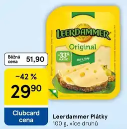 Tesco Leerdammer Plátky nabídka