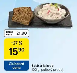 Tesco Salát à la krab nabídka