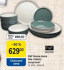 Tesco F&F Home Aura Sea Jídelní souprava nabídka