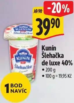Albert Kunín Šlehačka de luxe 40% nabídka