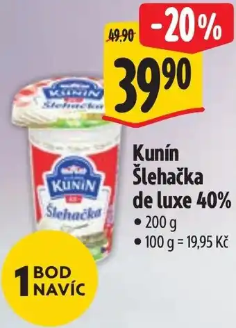 Albert Kunín Šlehačka de luxe 40% nabídka
