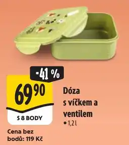 Albert Dóza s víčkem a ventilem nabídka