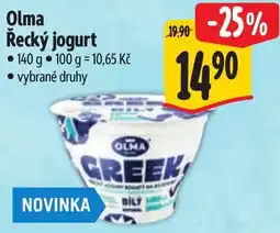 Albert Olma řecký jogurt nabídka