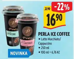 Albert Perla ice coffee nabídka