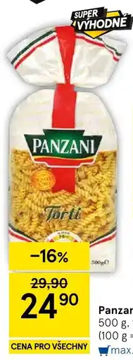 Tesco Panzani Torti nabídka
