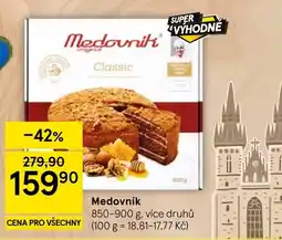 Tesco Medovník Classic nabídka