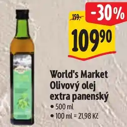 Albert World's Market Olivový olej extra panenský nabídka