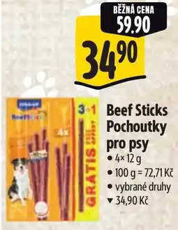 Albert Beef Sticks Pochoutky pro psy nabídka