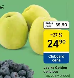 Tesco Jablka Golden delicious nabídka