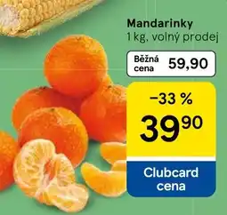 Tesco Mandarinky nabídka
