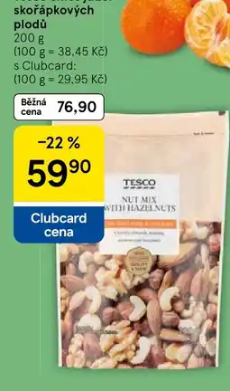 Tesco Tesco nut mix with hazelnuts nabídka