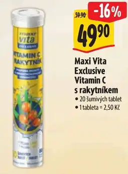 Albert Maxi Vita Exclusive Vitamin C s rakytníkem nabídka
