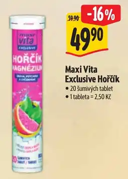 Albert Maxi Vita Exclusive Hořčík nabídka