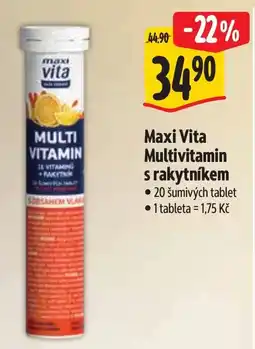 Albert Maxi Vita Multivitamin s rakytníkem nabídka