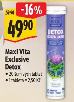 Albert Maxi Vita Exclusive Detox nabídka