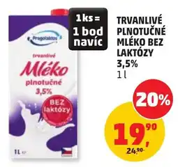 Penny Market Pragolaktos trvanlivé mléko plnotučné bez laktózy nabídka