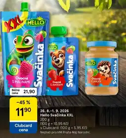 Tesco Hello Svačinka XXL nabídka