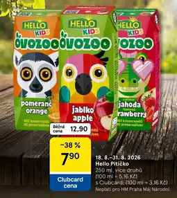 Tesco Hello Kids ovozoo nabídka
