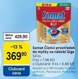 Tesco Somat Čisticí prostředek do myčky na nádobí Giga nabídka