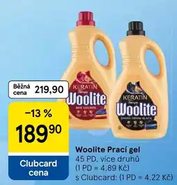 Tesco Woolite Prací gel nabídka