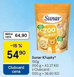 Tesco Sunar Křupky nabídka