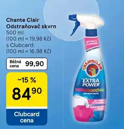 Tesco Chante Clair Odstraňovač skvrn nabídka