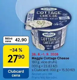 Tesco Meggle Cottage Cheese nabídka